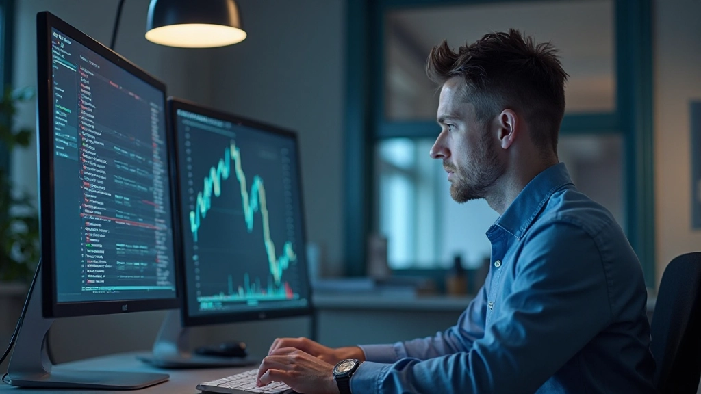 Dashboard mit Finanzmetriken, Diagrammen und Kennzahlen auf Computer-Monitor