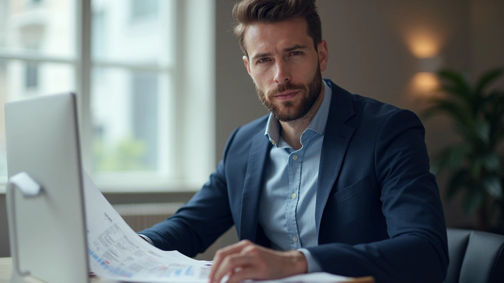 Finanzplaner organisiert systematische Vermögensaufbau Strategie mit strukturiertem Ansatz