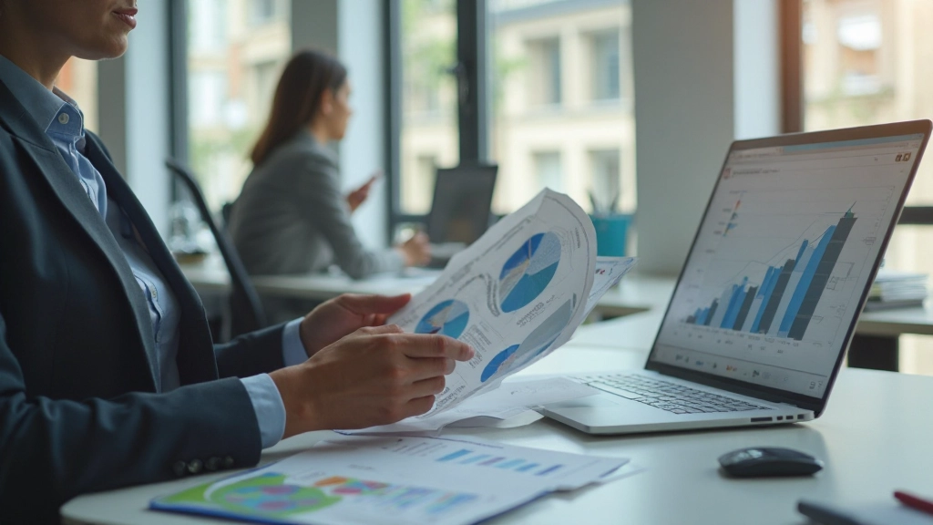 Grafische Darstellung einer ausgewogenen Anlagestrategie mit verschiedenen Anlageklassen und Wachstumsprojektionen