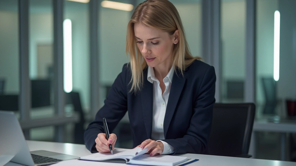 Finanzberaterin erklärt Anlageregelungen und Compliance-Anforderungen